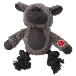 Hračka Dog Fantasy Snuggle mix zvierat s uzlami a pískatkom 21cm DOG FANTASY www.bohre.sk