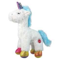 Hračka Dog Fantasy Stuffed Toy jednorožec pískací mix farieb 26cm DOG FANTASY www.bohre.sk