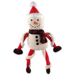 Hračka Dog Fantasy Winter Tale snehuliak plyš pískacia 40cm DOG FANTASY www.bohre.sk