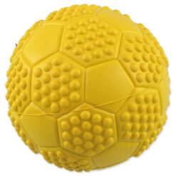 Hračka Dog Fantasy lopta futbal s bodlinami pískacia mix farieb 7cm DOG FANTASY www.bohre.sk