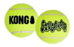 Hračka Kong Dog SqueakAir Lopta s pískatkom tenis, guma vulkanizovaná, L, 2 kusy KONG www.bohre.sk