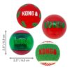 Hračka pre psy Kong Dog Holiday Occasions Balls s pískatkom M, guma termoplastická rôzne farby 4 ks KONG www.bohre.sk
