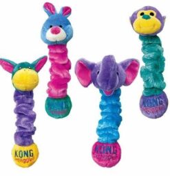 Hračka pre psy Kong Dog Squiggles mix postavička, polyester, M KONG www.bohre.sk