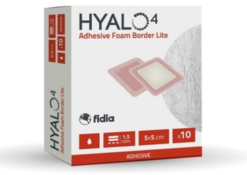 Hyalo4 Silic.Adhes.Border Lite Foam Dre. 5 x 5 cm 10 ks Advanced Medical Solutions Group Ltd www.bohre.sk