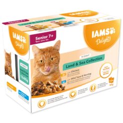 IAMS Advanced Nutrition Senior Land & Sea Collection v omáčke 24 x 85 g IAMS www.bohre.sk