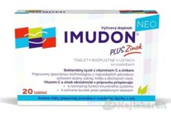 IMUDON NEO +Zinek tbl.20 rozp.v ústech se sladidly Bioveta www.bohre.sk