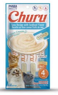 INABA Churu Tuna receipe with seafood flavour 4 x 14 g INABA www.bohre.sk