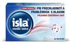 ISLA MEDIC voice, čerešňové pastilky pri probléme s hlasivkami 20 ks ISLA www.bohre.sk