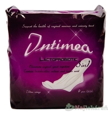 Intimea Lactoprobiotic 3v1 Ultra wings hygienické vložky 9ks Intimea www.bohre.sk