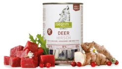 Isegrim Dog Adult Deer with Sunchoke Cowberries & Wild Herbs 6 x 800 g Isegrim www.bohre.sk