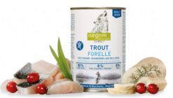 Isegrim Dog Adult Trout with Parsnip Cranberries & Wild Herbs 6 x 800 g Isegrim www.bohre.sk
