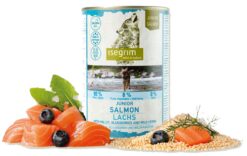 Isegrim Dog Junior Salmon with Millet Blueberries & Wild Herbs 6 x 800 g Isegrim www.bohre.sk