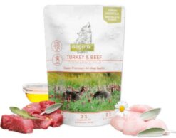 Isegrim Junior Mountain Morka s hovädzím a sladkými zemiakmi 7 x 410 g Isegrim www.bohre.sk