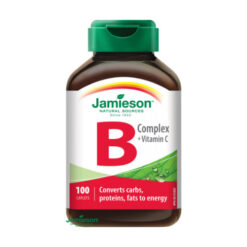 JAMIESON B-komplex s vitamínom C 100 tabliet JAMIESON www.bohre.sk