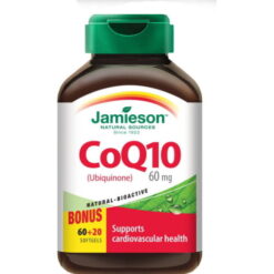 JAMIESON Koenzým Q10 60 mg 60 + 20 kapsúl ZADARMO JAMIESON www.bohre.sk