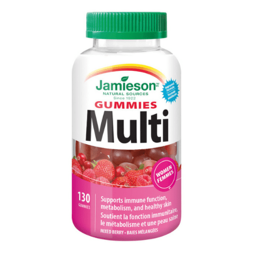 JAMIESON Multi gummies pre ženy želatínové pastilky s jahodovou príchuťou 130 ks JAMIESON www.bohre.sk