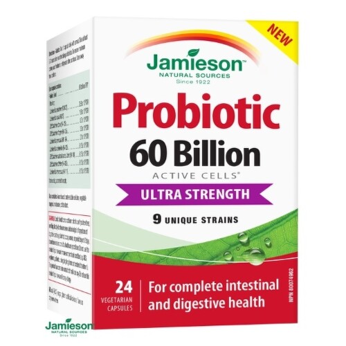 JAMIESON Probiotic 60 billion ultra strength 24 kapsúl JAMIESON www.bohre.sk
