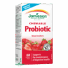 JAMIESON Probiotic s jahodovou príchuťou 60 cmúľacích tabliet JAMIESON www.bohre.sk