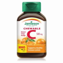 JAMIESON Vitamín C 500 mg s príchuťou pomaranč 120 tabliet JAMIESON www.bohre.sk