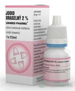 JODID DRASELNÝ 2 % UNIMED PHARMA 10 ml Unimed Pharma www.bohre.sk
