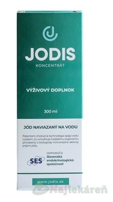 JODIS koncentrát, 300ml Jodis www.bohre.sk