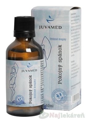 JUVAMED Pokojný spánok bylinné kvapky 50 ml Juvamed www.bohre.sk