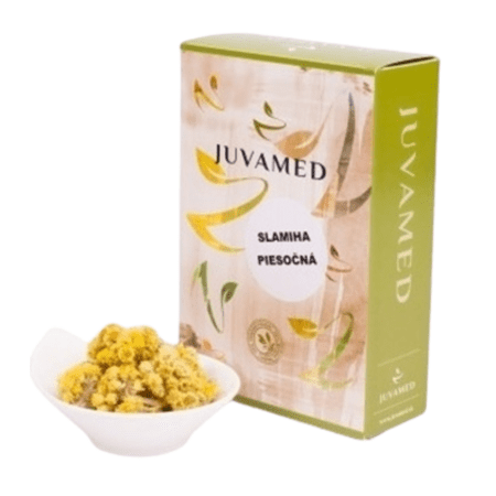 JUVAMED Slamiha piesočná kvet bylinný čaj sypaný 20 g JUVAMED www.bohre.sk