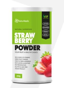 Jahody prášok - Jahodový smoothie Natur Port www.bohre.sk