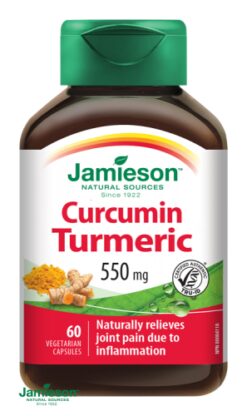 Jamieson Kurkumín 550 mg na poruchy trávenia 60 kapsúl JAMIESON www.bohre.sk