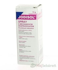 Jodisol spray s mech.rozp. drm.spr. 13 g Jodisol www.bohre.sk