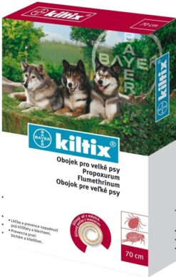 KILTIX antiparazitný obojok pre veľké psy 70cm Kiltix www.bohre.sk
