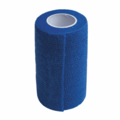 KINE-MAX Cohesive elastic bandage elastické samofixačné ovínadlo modré 10 cm x 4