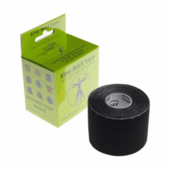 KINE-MAX Super-pro cotton kinesiology tape čierna tejpovacia páska 5 cm x 5 m 1 ks Kine-Max www.bohre.sk