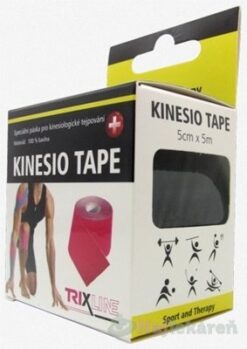 KINESIO TAPE TRIXLINE čierna, 5cmx5m, 1ks Trixline www.bohre.sk
