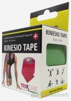 KINESIO TAPE TRIXLINE zelená, 5cmx5m,1ks Trixline www.bohre.sk