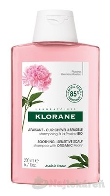 KLORANE šampón s BIO pivóniou 200ml Klorane www.bohre.sk