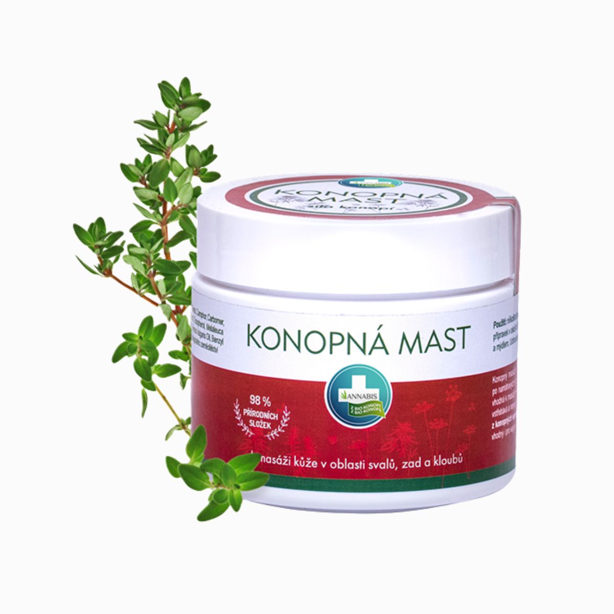 KONOPNÁ masť na masáž chrbta, svalov a kĺbov - 330 ml - Annabis Annabis www.bohre.sk