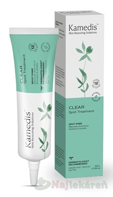 Kamedis AC-CLEAR SPOT TREATMENT gél na lokálne ošetrenie 22ml Kamedis www.bohre.sk