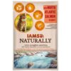 Kapsička IAMS Naturally Adult losos v omáčke 85g IAMS www.bohre.sk