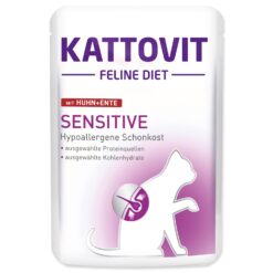 Kapsička Kattovit sensitive kura a kačka 85g KATTOVIT www.bohre.sk