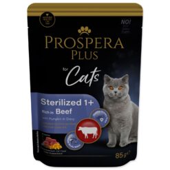 Kapsička Prospera Plus Sterilized 1+, Beef, Pumpkins 85g PROSPERA www.bohre.sk