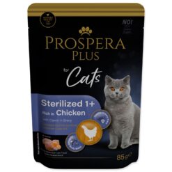 Kapsička Prospera Plus Sterilized 1+, Chicken, Carrot 85g PROSPERA www.bohre.sk