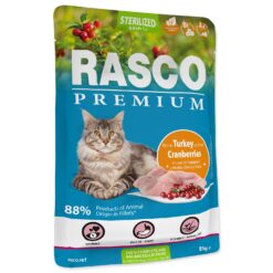 Kapsička Rasco Premium Sterilized morka s brusnicou 85g RASCO PREMIUM www.bohre.sk