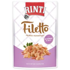 Kapsička Rinti Filetto Adult kura a šunka v želé 100g RINTI www.bohre.sk