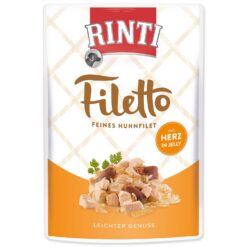 Kapsička Rinti Filetto Adult kuracie a kuracie srdce v želé 100g RINTI www.bohre.sk