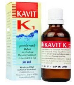 Kavit K1 vitamín pre zvieratá 50ml Pharmagal www.bohre.sk