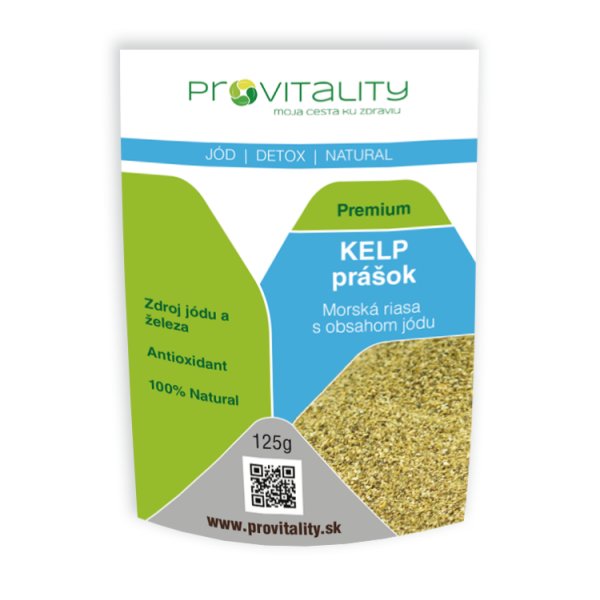 Kelp morská riasa - prášok Provitality www.bohre.sk