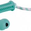 Kiddog Dentální péče mátový Curler s lanem 38 cm HIP HOP DOG www.bohre.sk