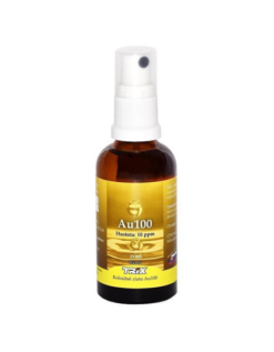 Koloidné zlato Au100 25 ml 10 ppm sprej Bc.Roman Krochmalny www.bohre.sk