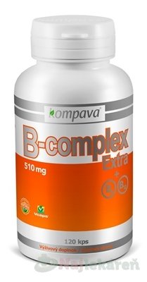 Kompava B-Complex Extra 510 mg 120 kapsúl Kompava www.bohre.sk
